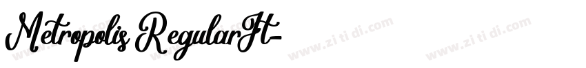 Metropolis RegularIt字体转换 Metropolis RegularIt字体转换